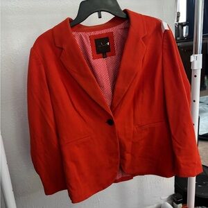 The Limited Orange Flame blazer